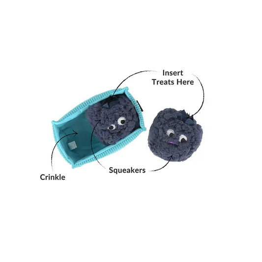 Picked Fresh Blue Beg-rries Dog Toy by P.l.a.y - P.l.a.y - 2