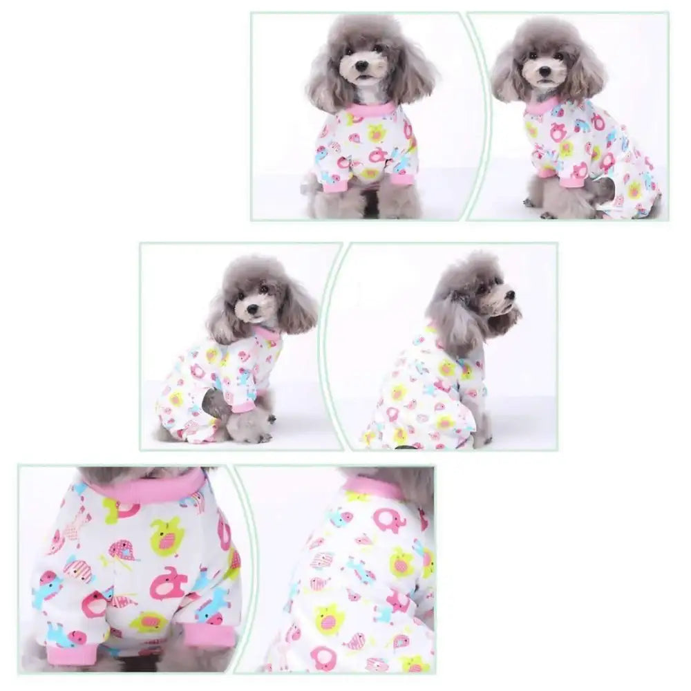 Pink Elephant Onesie Dog Pyjamas Large - Sale - 6
