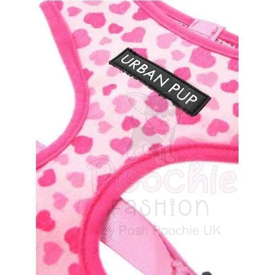 Pink Hearts Dog Harness - Sale - 4