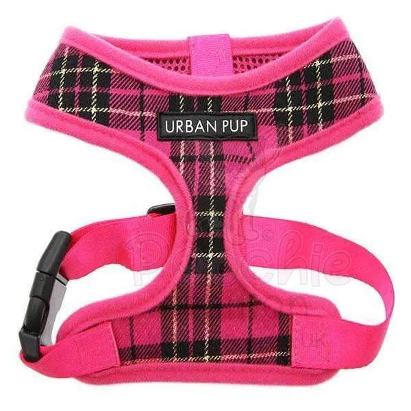Pink Tartan Dog Harness - Sale - 3