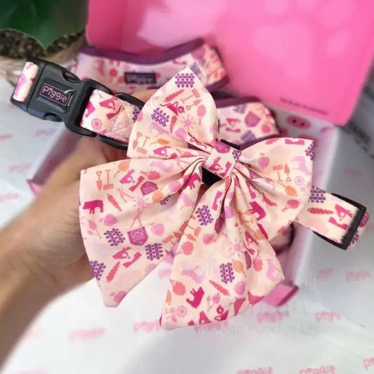Pinky Farm Dog Sailor Bow Tie - Piggie - 2
