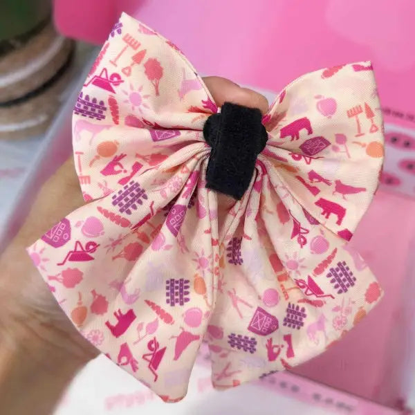 Pinky Farm Dog Sailor Bow Tie - Piggie - 3