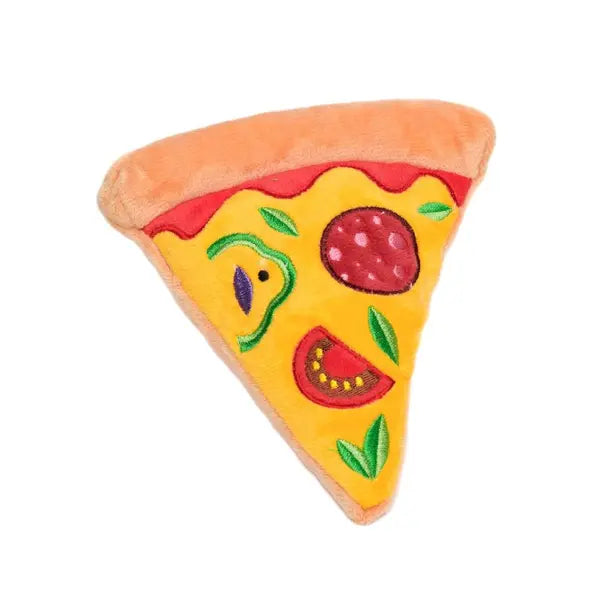 Squeaky pizza dog toy hotsell