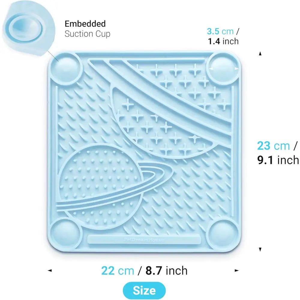 Planet Lick Pad in Baby Blue - Petdreamhouse - 3