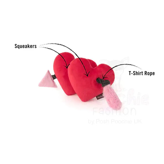 Puppy Love Fur-ever Hearts Valentines Dog Toy by P.l.a.y - P.l.a.y - 2