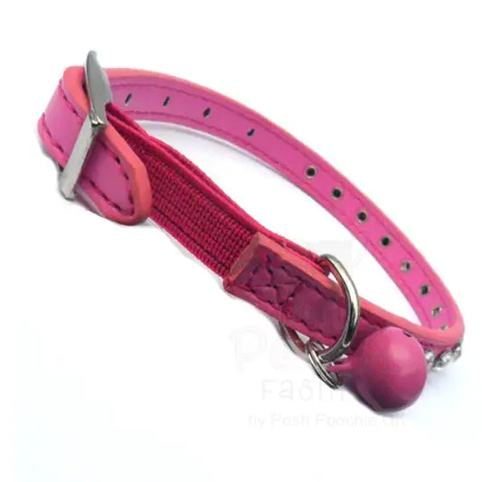Raspberry Ice Crystal Cat Collar - Posh Catz - 2