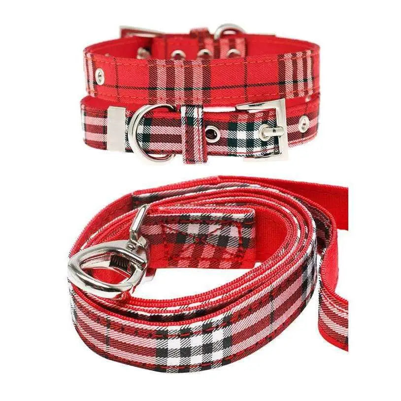 Checkered dog collar best sale