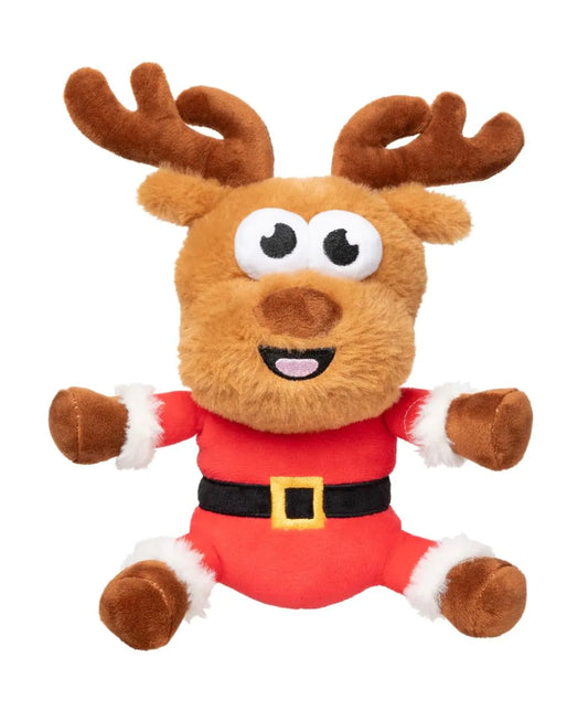Reggie Claus Reindeer Christmas Dog Toy By FuzzYard