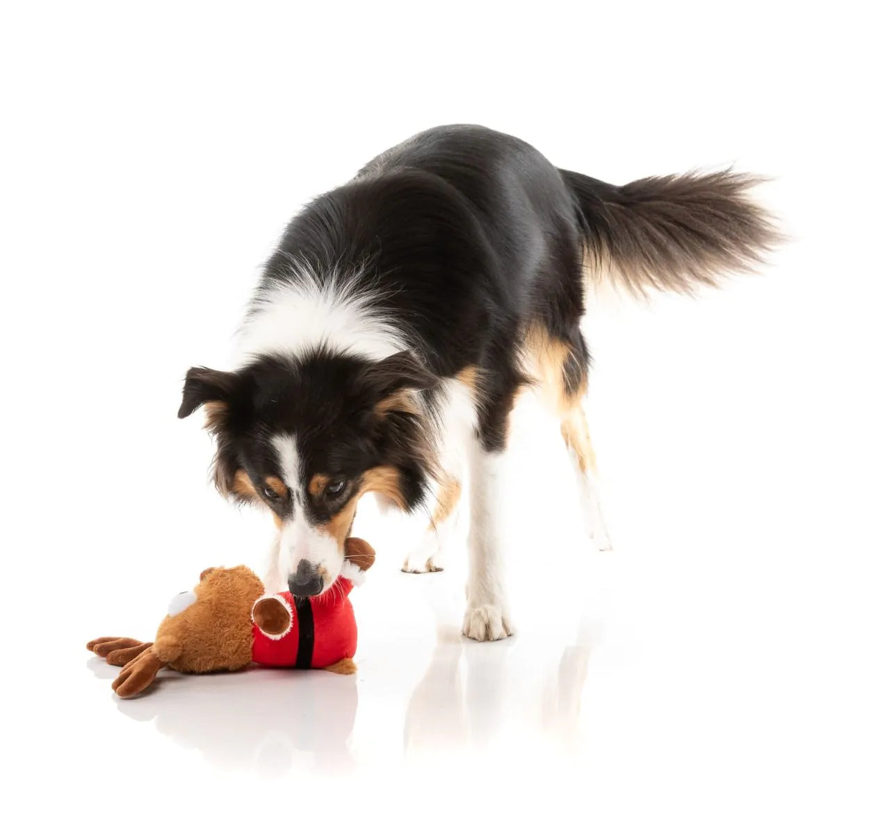 Reggie Claus Reindeer Christmas Dog Toy By FuzzYard