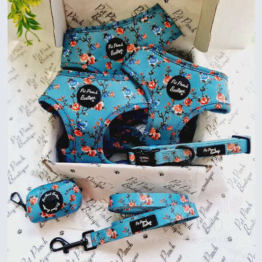Rosie Rose Floral Dog Harness - Pet Pooch - 2