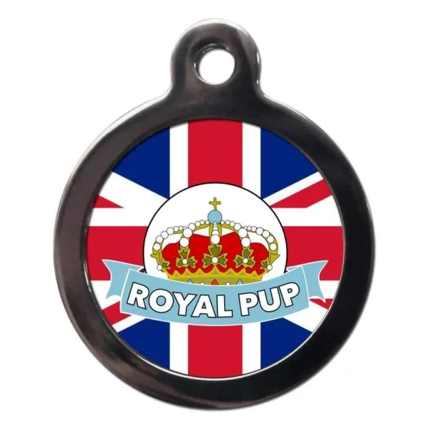 Royal Pup Blue Dog Id Tag Ps Pet Tags 1