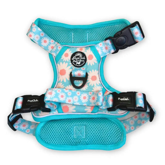 Rugged Rover™ Harness - Pastel Daisy - Pupclub Couture - 2