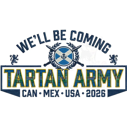 Scotland Tartan Army World Cup 2026 Dog Football t Shirt - Poochie Fashion - 2