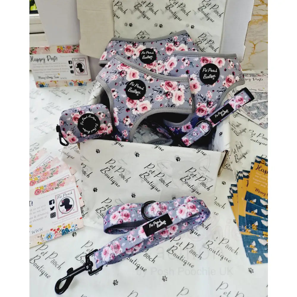 Secret Garden Floral Dog Harness - Pet Pooch - 5