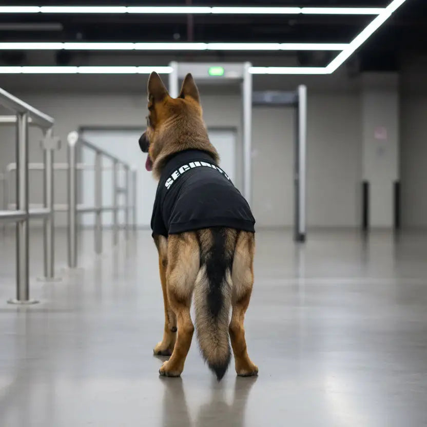 Security Dog T-shirt - Poochie Fashion - 3