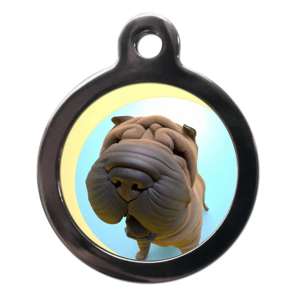 Shar-pei Fish Eye Lens Dog Id Tag - Ps Pet Tags - 1