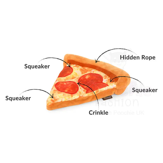 Snack Attack Puppy-roni Pizza Dog Toy by P.l.a.y - P.l.a.y - 2