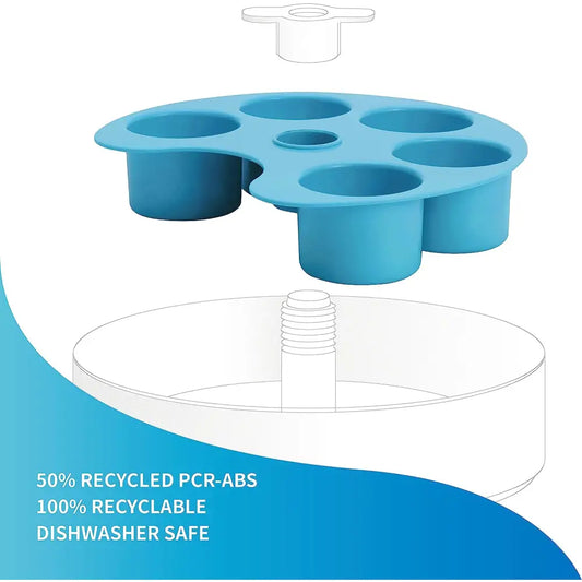 Spin Accessories Palette Feeder in Blue - Level Medium - Petdreamhouse - 2