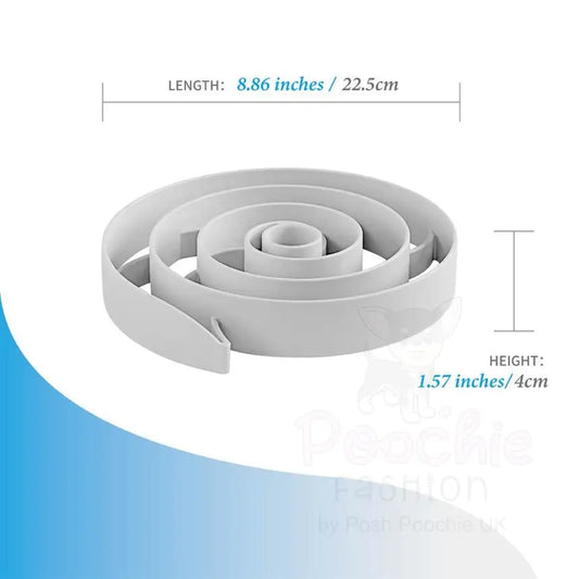 Spin Accessories Spiral Feeder in Grey - Level Tricky - Petdreamhouse - 2