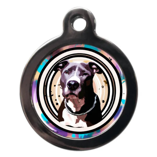 Staffy Graffiti Dog Id Tag Ps Pet Tags 1