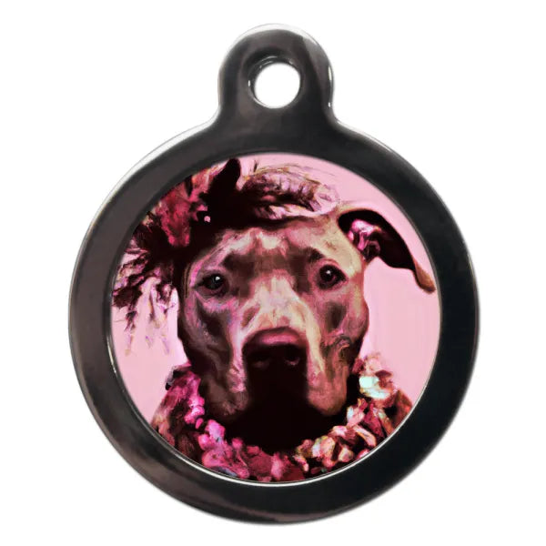Staffy Hippy Dog Id Tag Ps Pet Tags 1