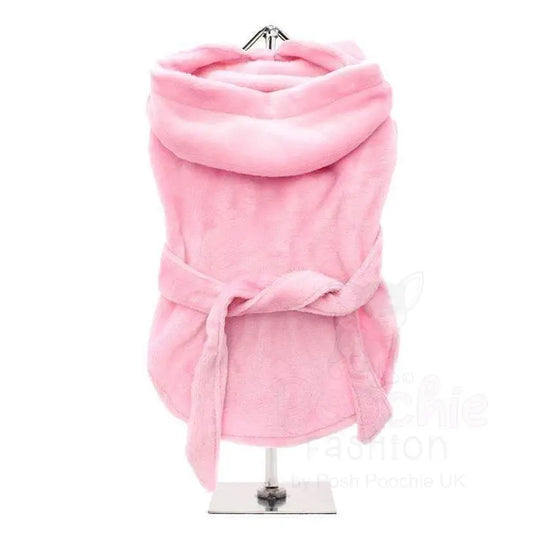 Supersoft Dog Bathrobe in Baby Pink Small - Sale - 2