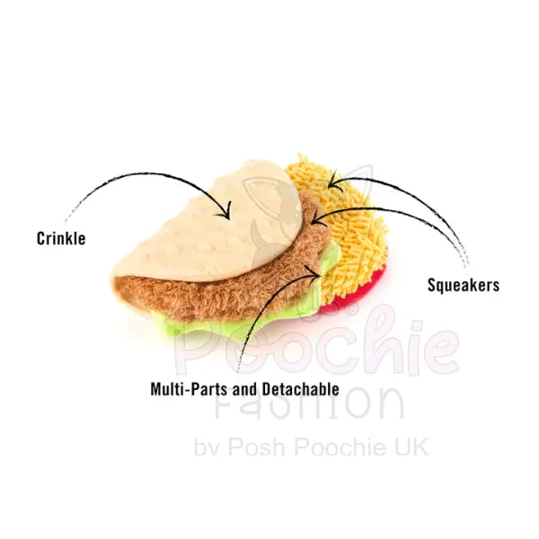 Tail Waggin’ Taco Dog Toy by P.l.a.y - P.l.a.y - 3