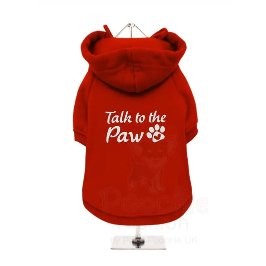 Talk to the Paw Dog Hoodie Sweatshirt - Rich Paw - 2