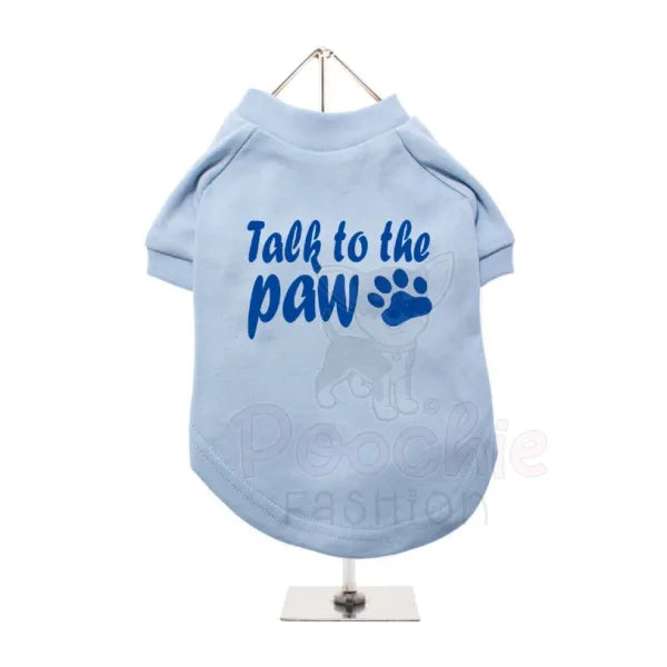 Talk to the Paw Glitter Dog T-shirt - Urban - 2