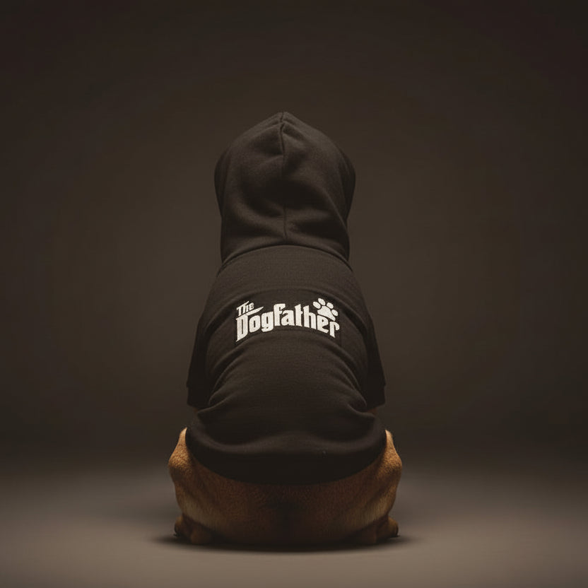 The Dogfather Dog Hoodie Sweatshirt - Rich Paw - 1