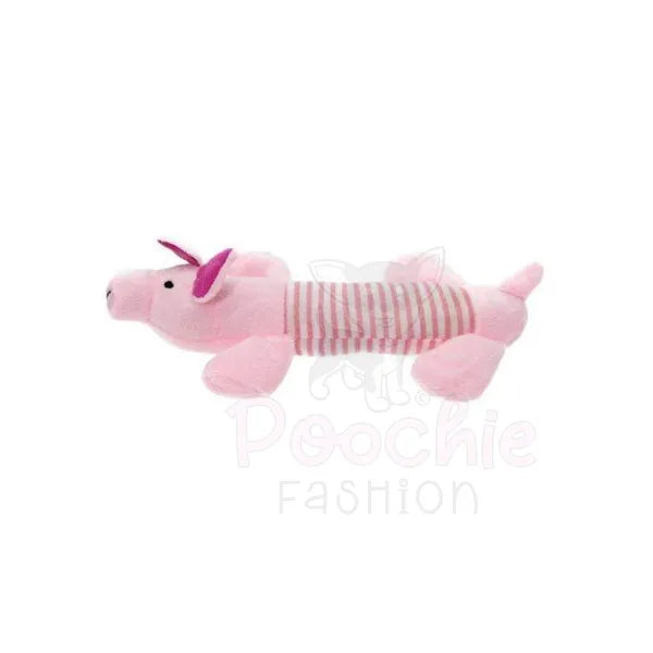 This Little Piggy Plush and Squeaky Dog Toy - Posh Pawz - 2