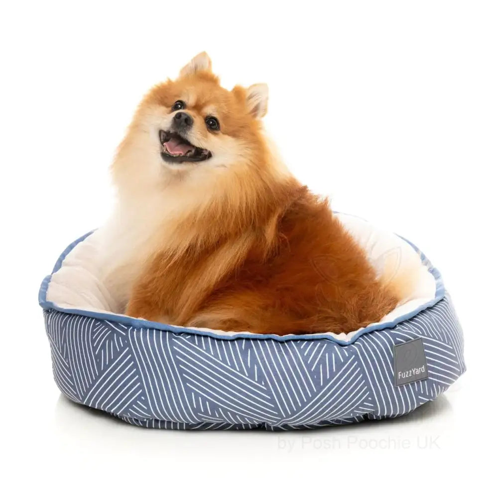 Thornbury Aegean Blue Reversible Dog Bed by Fuzzyard - Fuzzyard - 3