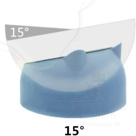 Tilted Cat Bowl in Blue - Posh Pawz - 2