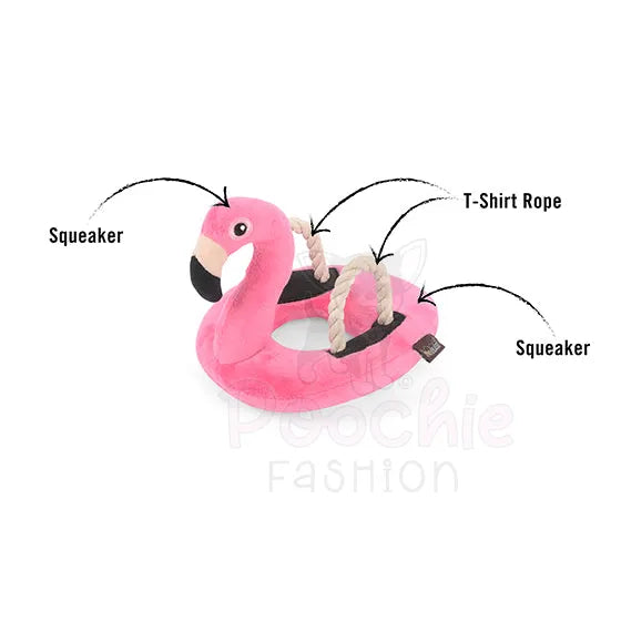 Tropical Paradise Flamingo Float Dog Toy by P.l.a.y - P.l.a.y - 2