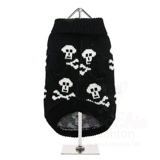 Urban Pup Black Skulls Dog Jumper Xs - Sale - 2