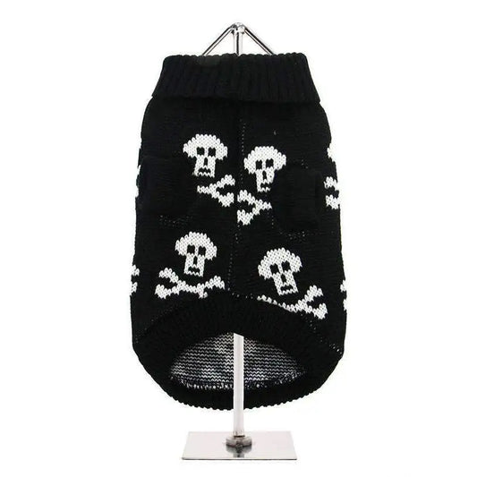 Urban Pup Black Skulls Dog Jumper Xs - Sale - 2