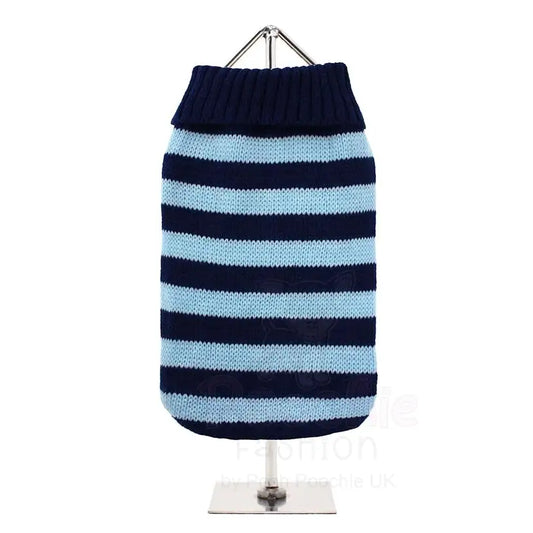 Urban Pup Blue Stripe Dog Jumper Small - Sale - 2