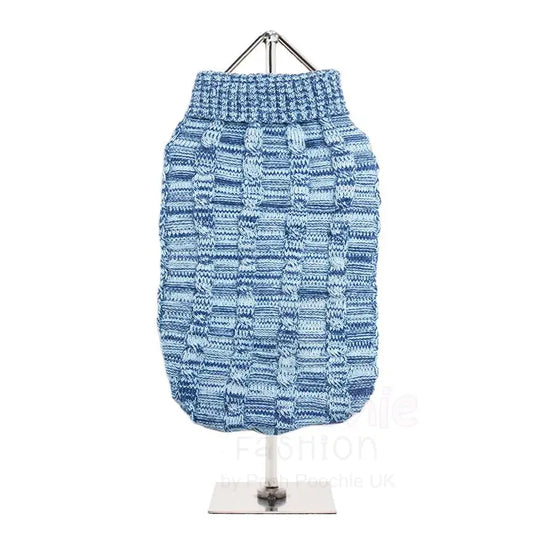 Urban Pup Blue Waffle Dog Jumper Xsmall - Sale - 2