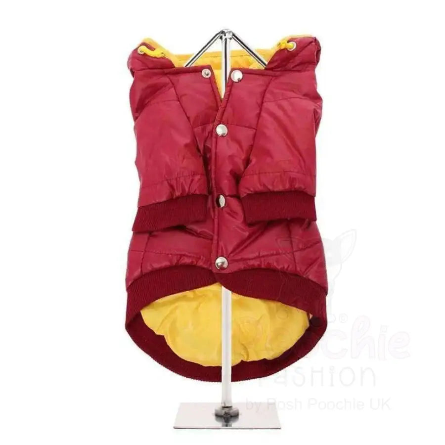 Urban Pup Burgundy Insulated Dog Coat Medium - Sale - 3