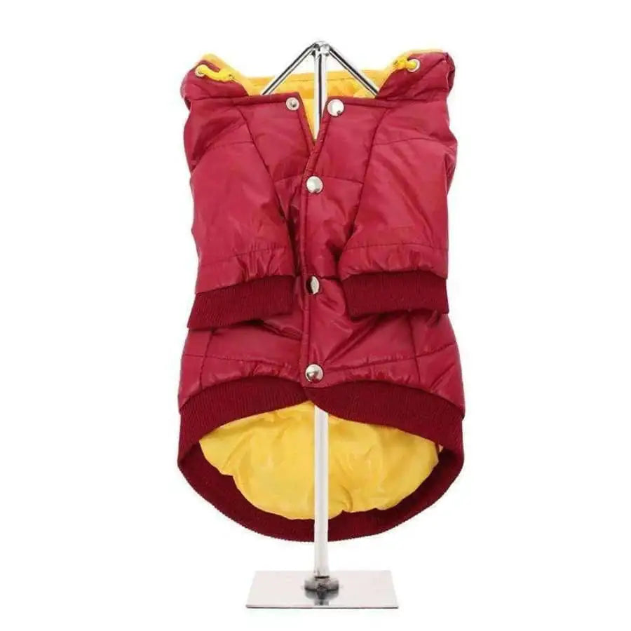 Urban Pup Burgundy Insulated Dog Coat Medium - Sale - 4