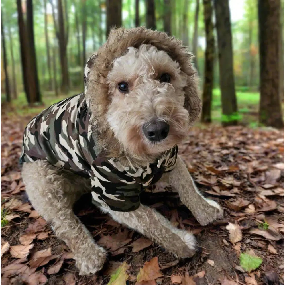 Urban Pup Camouflage Parka Dog Coat Xxl - Sale - 5