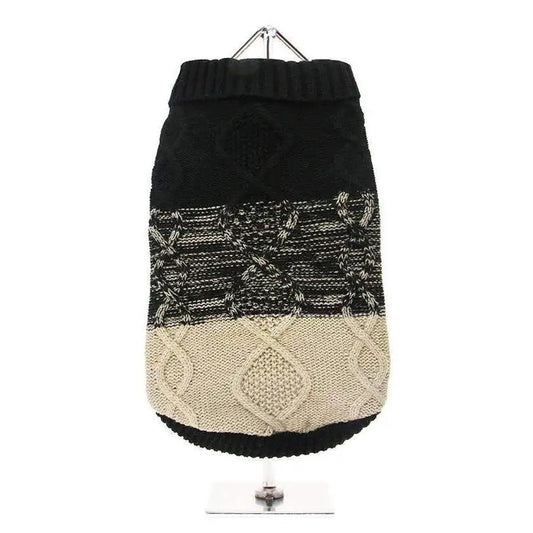 Urban Pup Donegal Black and Brown Dog Jumper Xl - Sale - 2