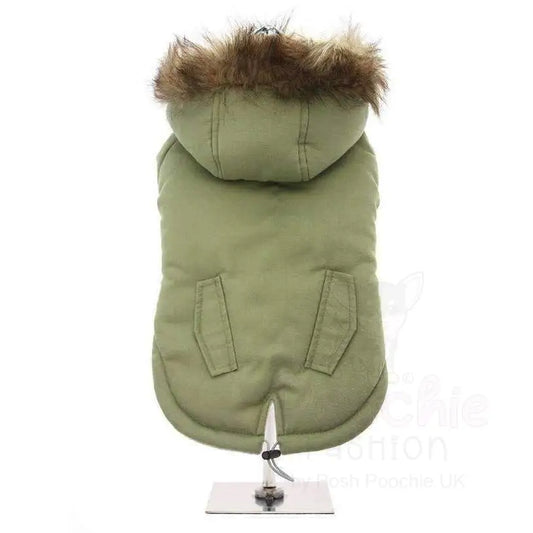 Urban Pup Green Mod Fishtail Parka Dog Coat - Xs - Sale - 2