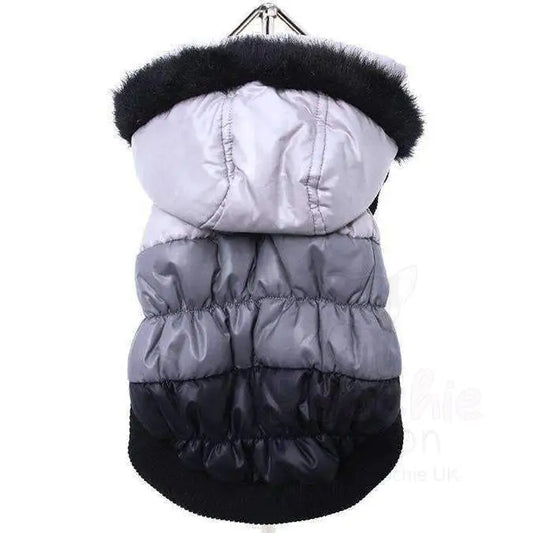 Urban Pup Grey and Black Thermo Dog Parka Coat - Small - Sale - 2