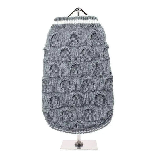 Urban Pup Grey Ruffle Dog Jumper Medium - Sale - 2