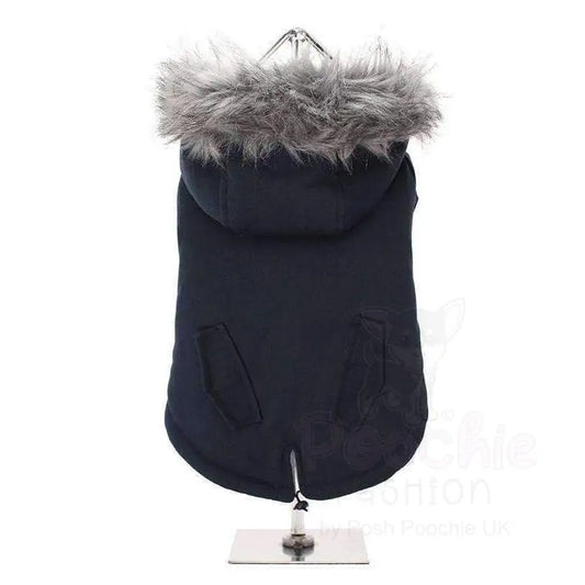 Urban Pup Ink Blue Mod Parka Dog Coat - Posh Pawz - 2