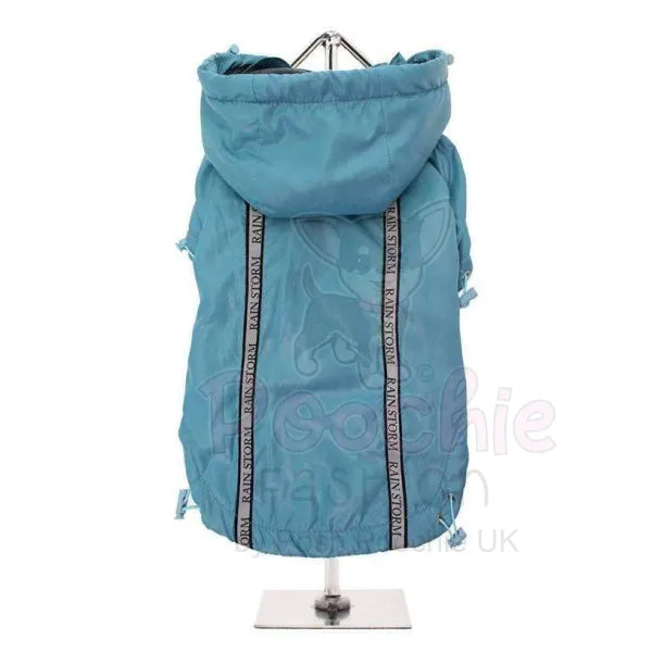 Urban Pup Teal Blue Dog Rain Coat - Sale - 2