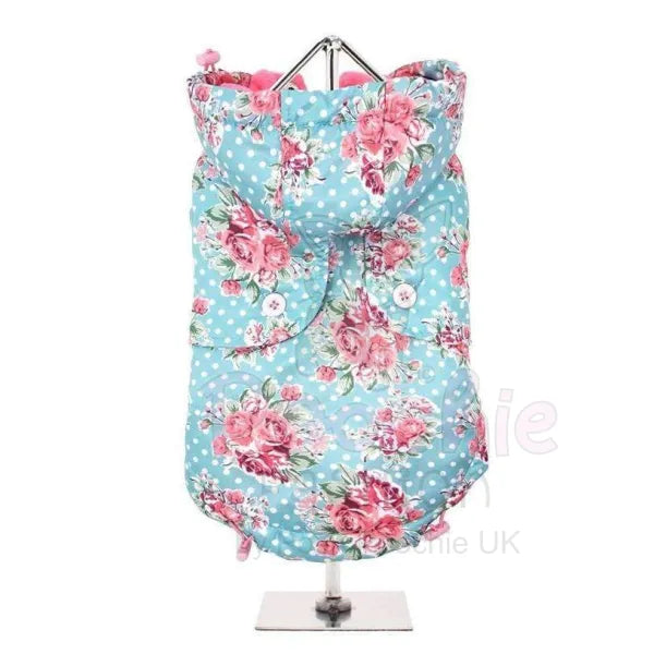 Urban Pup Vintage Rose Floral Quilted Dog Coat - Sale - 2