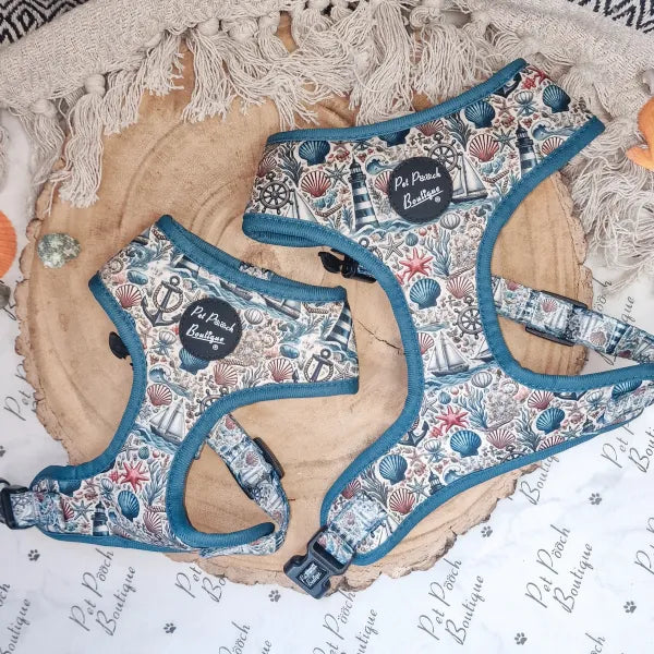 Vintage Nautical Dog Harness - Pet Pooch - 1