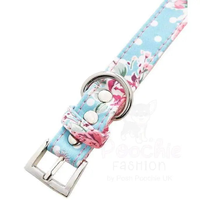 Vintage Rose Floral Dog Collar Medium - Sale - 2